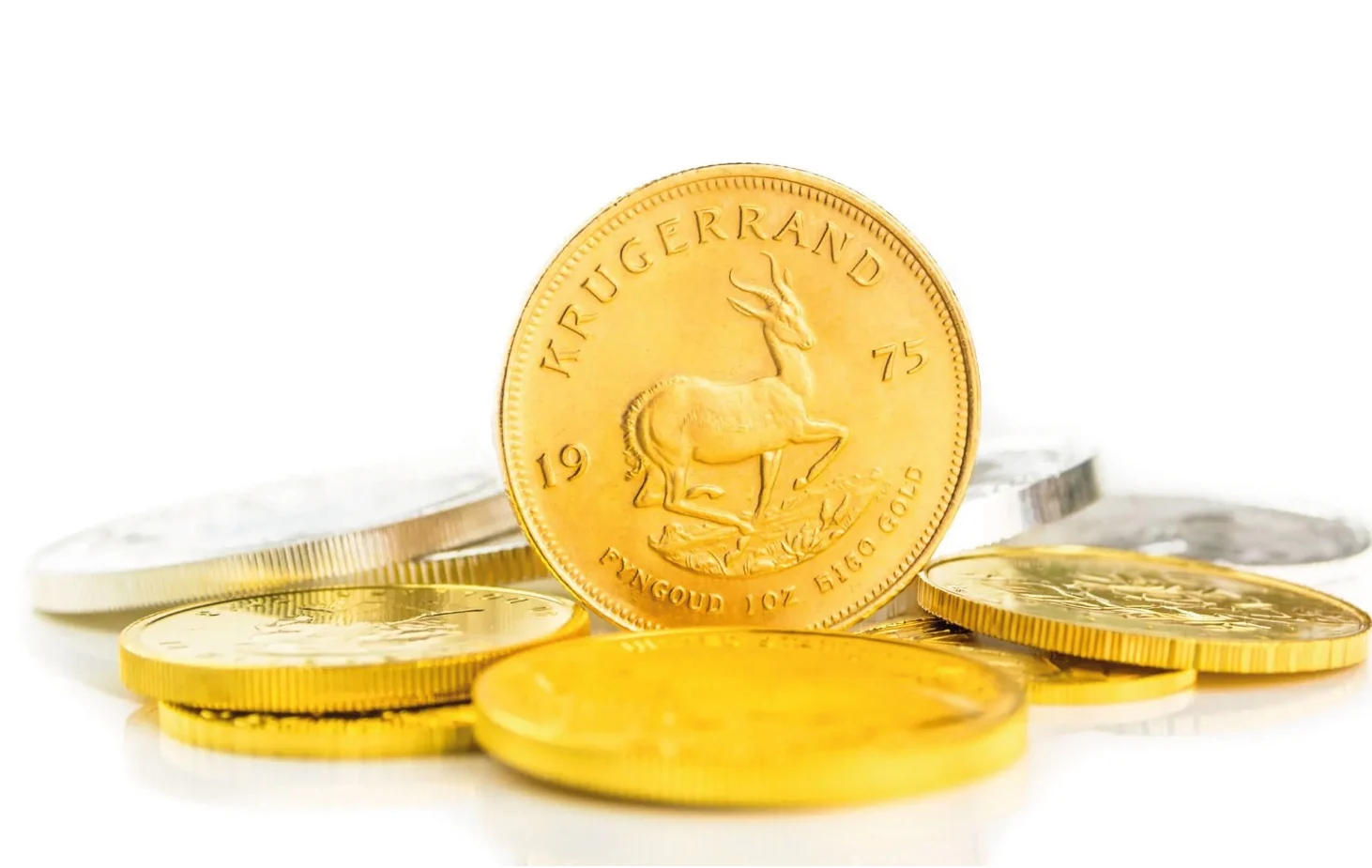 Gold Krugerrand and other coins